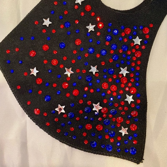 Rhinestone face masks 5 NEW never used can be worn over paper masks or alone - Picture 4 of 8